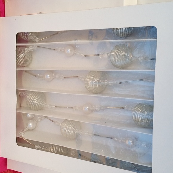 vintage Kurt S Adler Set of 3 Boxes Christmas Garland Beaded Strands w Box - Picture 14 of 16